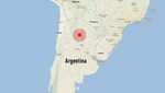 Un sismo de 5,9 grados sacudió  Argentina