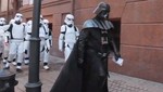 ¿Darth Vader intentó entrar a la sede del Ministerio de Justicia de Ucrania? [VIDEO]