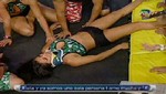 Combate: Diana Sánchez se lesiona el cuello durante prueba [VIDEO]