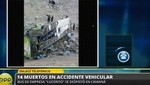 Camaná: mueren 14 personas al caer bus a abismo [VIDEO]