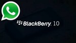 WhatsApp se Lanza en BlackBerry 10