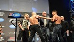 George St-Pierre y Nick Diaz casi empiezan la batalla en el pesaje del UFC 158