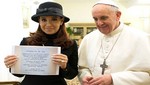 Cristina Fernández a Francisco: ¿Lo puedo tocar? Nunca me había besado un Papa