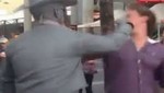 Estatua viviente golpea a un transeúnte molestoso [VIDEO]