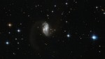 Telescopio Hubble captó una extraña galaxia