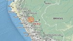 Temblor de 4.3 grados sacudió  la región San Martín