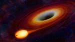 Captan el preciso momento en que un agujero negro destruye un planeta