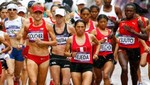 Gladys Tejeda quedó segunda en el Maratón de Santiago 2013