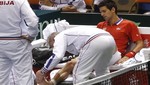 Djokovic se lesiona el tobillo y aun así le gana a Querrey en la Copa Davis