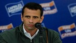 Henrique Capriles promete 'modernizar' a Venezuela