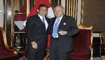 Presidente Ollanta recibió a Enrique García, presidente ejecutivo del Banco de Desarrollo de América Latina (CAF)