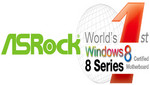 ASRock, el primero del mundo en ser aprobado por  Windows 8 para la placa madre de la Serie Intel 8