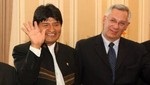 Evo Morales y el Embajador de Bolivia ante La Haya visitaron al ex presidente Jimmy Carter