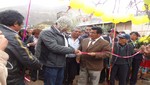 [Huancavelica] Maciste Díaz inaugura pavimentación de vía en distrito de Moya