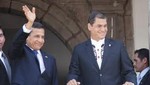 Ollanta Humala no asistirá a la ceremonia de posesión de mando de Rafael Correa en Ecuador