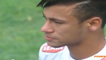 Las lágrimas de Neymar en su despedida del Santos (Video)