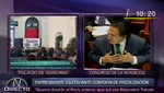 Alejandro Toledo reconoce que puede tener errores políticos pero dice 'no soy corrupto'