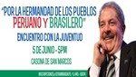 Lula: Por la hermandad de los pueblos peruano y brasilero