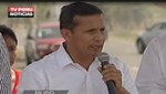 Ollanta Humala: No hay plata para incrementar la propina al nivel de un sueldo mínimo en el servicio militar