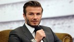 David Beckham provoca una estampida humana en Shanghai [FOTOS]