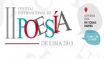 Este jueves se inicia 2da edición del Festival Internacional de Poesía de Lima