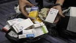 Incautan una tonelada de medicamentos ilegales en inmediaciones de Hospital Hipólito Unánue