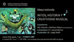 Mesa redonda sobre 'Mitos, historia y creatividad musical' en el Centro Cultural Inca Garcilaso de la Vega