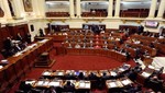 Pleno del Congreso sesionará mañana jueves 1 de agosto