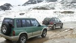 Restablecen el tránsito en la Carretera Central tras intensa nevada