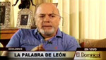 Romulo León entrevistado por Jaime Carhuavilca luego de su puesta en libertad
