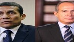 Ollanta Humala y Felipe Calder�n sostendr�n reuni�n hoy en M�xico