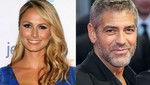 George Clooney sorprendido pero Stacy Keibler muy contenta