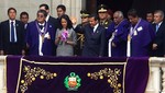 Ollanta Humala cargó en hombros la imagen del Señor de los Milagros (Video)