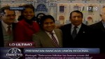 Presentaron integrantes de nueva bancada Unión Regional [VIDEO]