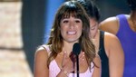 Lea Michele dedicó entre lágrimas su premio a su novio Cory Monteith [VIDEO]