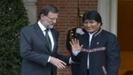 Morales reafirma lazos con España y supera impase aéreo con el Rey Juan Carlos y Rajoy