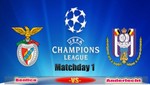 Champions League: Benfica vs Anderlecht [EN VIVO]