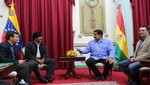 Presidentes de Bolivia y Venezuela se reunieron en Caracas