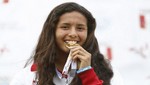Atleta Alexa Morey logró la presea dorada en salto largo en Sudamericano de la Juventud