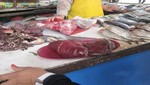 Decomisan 1.4 kilos de pulpa refrigerada de delfín en el mercado La Perla de Chimbote