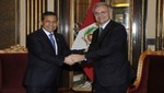 Presidente Humala recibió en audiencia al Ministro de Defensa de Italia