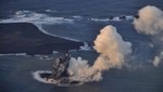 Erupción volcánica en el Océano Pacífico crea una nueva isla en la costa de Japón [VIDEO]