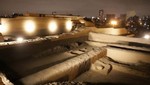 Iluminan sitio arqueológico de Huantille en Magdalena del Mar