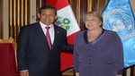 Presidente Ollanta Humala expresa felicitación a Michelle Bachelet