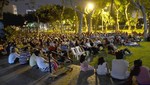 Continúa la proyección de películas en parque de Miraflores