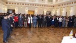Presidente Morales posesiona gabinete ministerial 2014