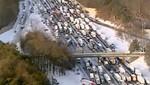 EE.UU: Tormenta de nieve crea caos en carretera de Atlanta [VIDEO]