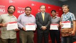 MINCETUR y PROMPERÚ presentaron a los cuatro ganadores de la campaña Representantes de lo Nuestro