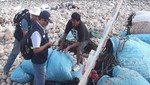 Decomisan  más de dos mil kilos  de macro algas marinas de procedencia ilegal