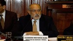 Ministro Mayorga se presentó ante Comisión de Energía y Minas